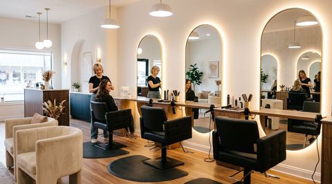 Illustration of Salon At The Plaza, beauty salon in North Bend, OR